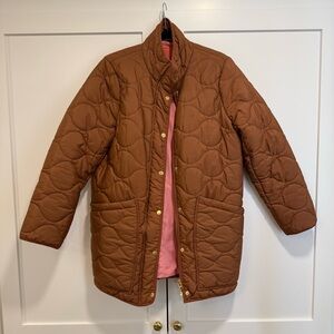 J. Crew Women's Quilted Brown Jacket M